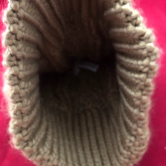 Michael Kors Women Camel Brown Tan Cable Knit Winter Beanie Hat O/S - Picture 7 of 9